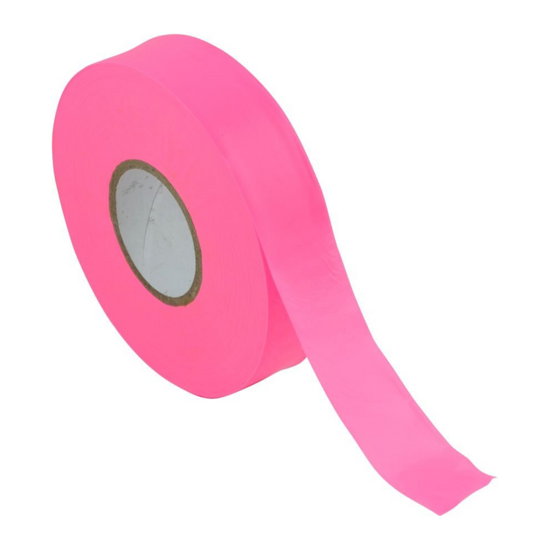 Fluoro Flagging Tape 25mm x 100mm