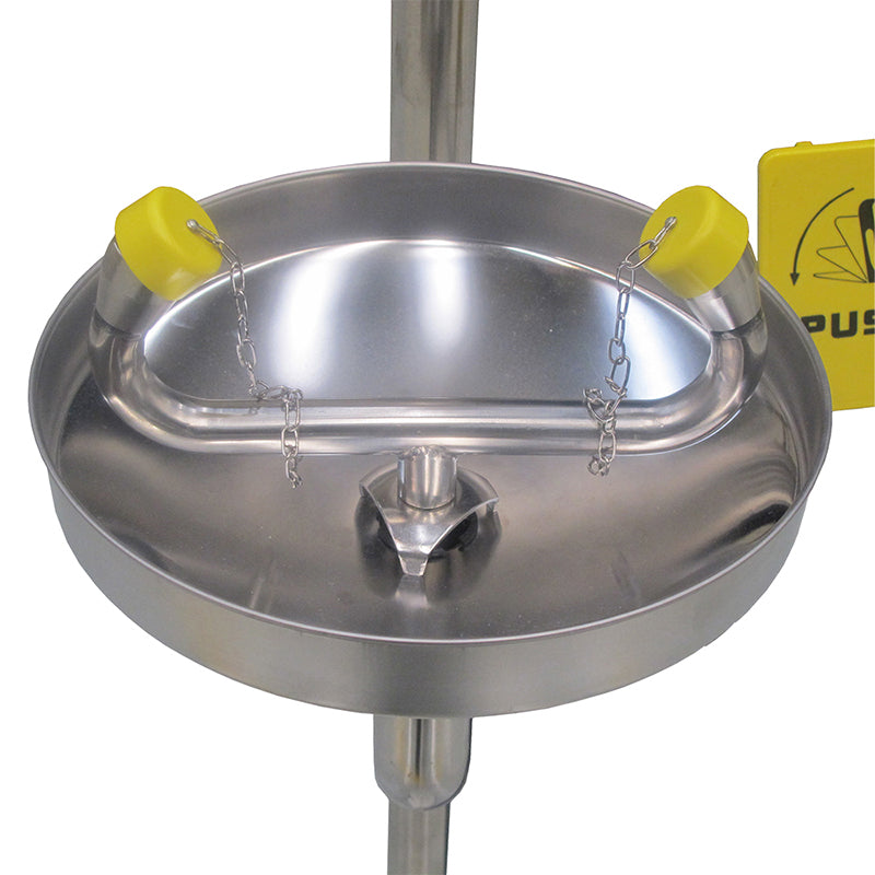 Emergency Stainless Steel Combination Face, Eye Wash & Shower Station