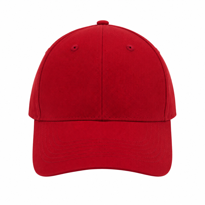 Customizable Fire Warden / First Aid Cap — Green & Red, 100% Cotton, 6-Panel, One Size Fits Most