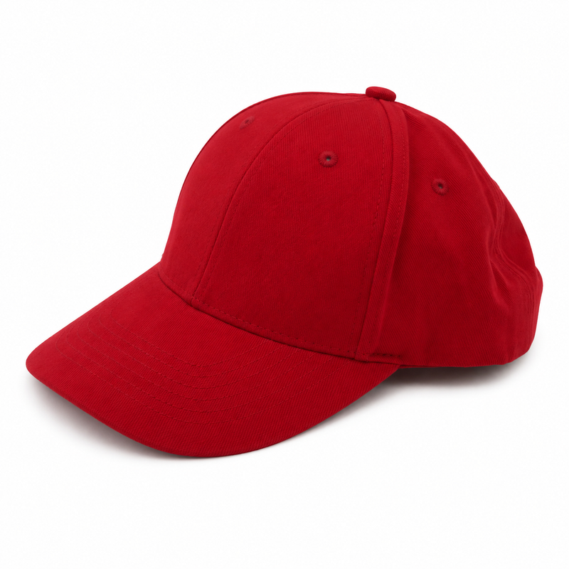 Customizable Fire Warden / First Aid Cap — Green & Red, 100% Cotton, 6-Panel, One Size Fits Most