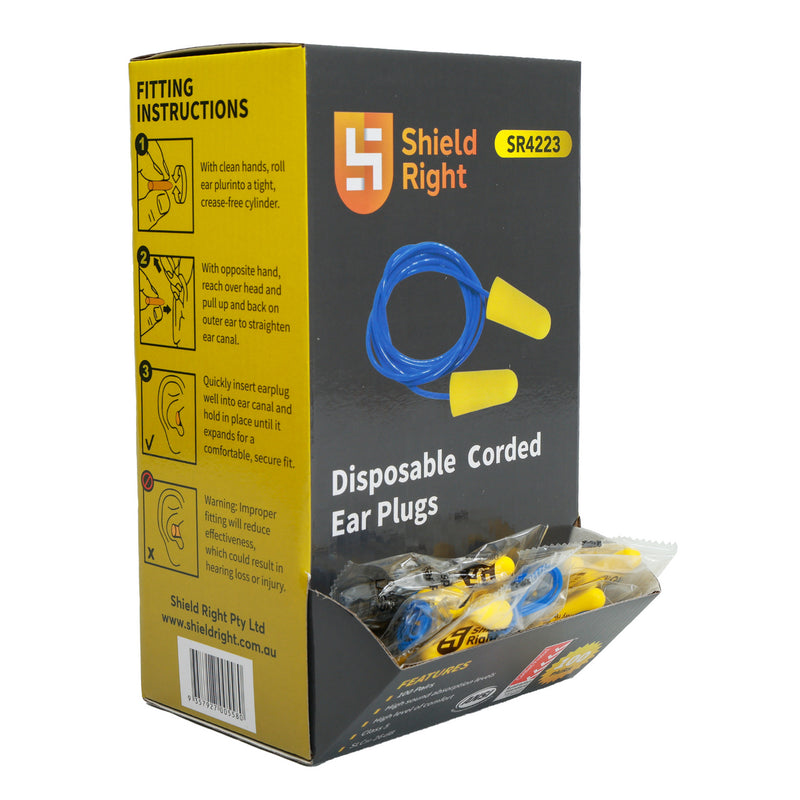 Shield Right Earplugs Corded
