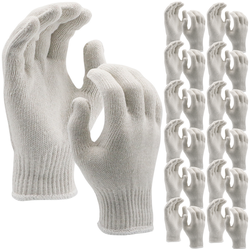 Shield Right Polycotton Gloves - 12 Pairs