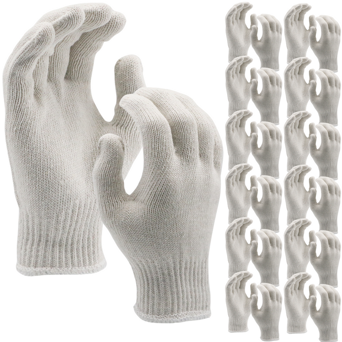 Shield Right Polycotton Gloves - 12 Pairs